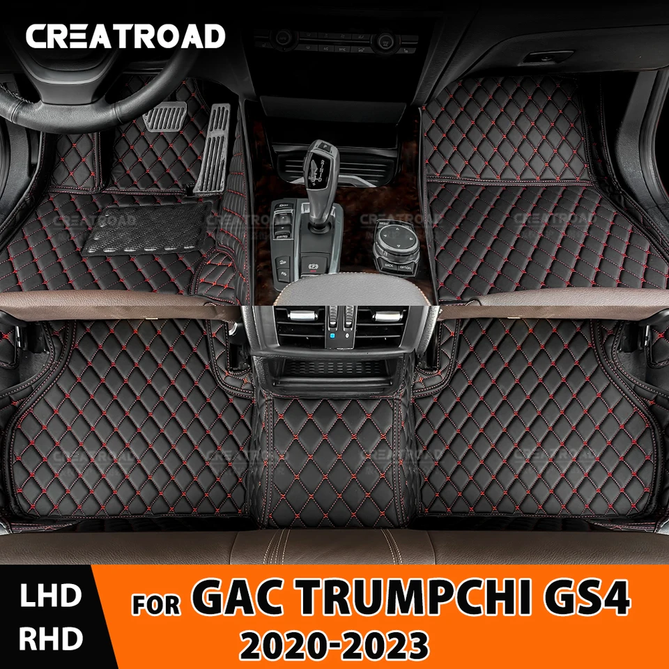 Vlastné podlahové rohože pre GAC Trumpchi GS4 2020 2021 2022 2023 2023 Koberec koberce automobilového krytu Interiérové ​​doplnky