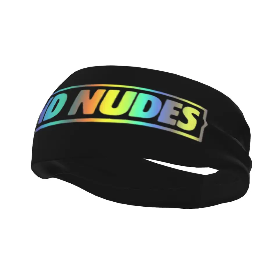 Vlastné posielanie aktov Sport Sport Headband pre ženy muži Elastic vlhkosť Wicking Gym SweatBands