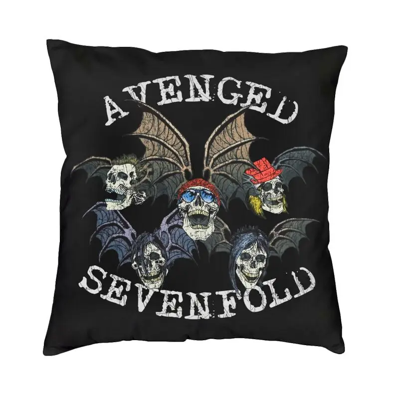 Vlastné sedemdolds-Avenged Heavy Metal Had vankúš na pohovku Moderné vankúšové kryty štvorcový vankúš