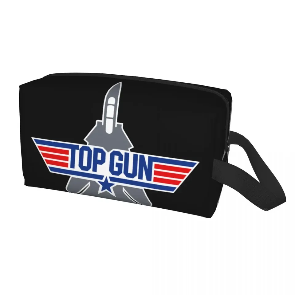 Vlastné stíhacie trysky Top Gun Travel Kozmetická taška pre ženy Maverick Film Toaletry Organizátor Lady Beauty Storage Dopp Kit