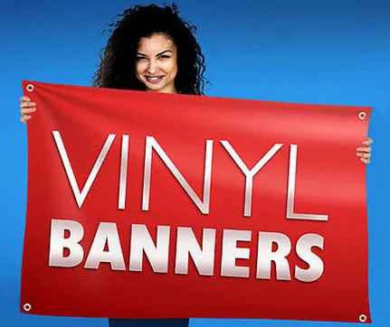Vlastné veľkosti Vinyl Banner, vonkajšie značky, plná farba, vodotesný, 16oz materiál, vyrábajte kovové prstene Aroude Edge