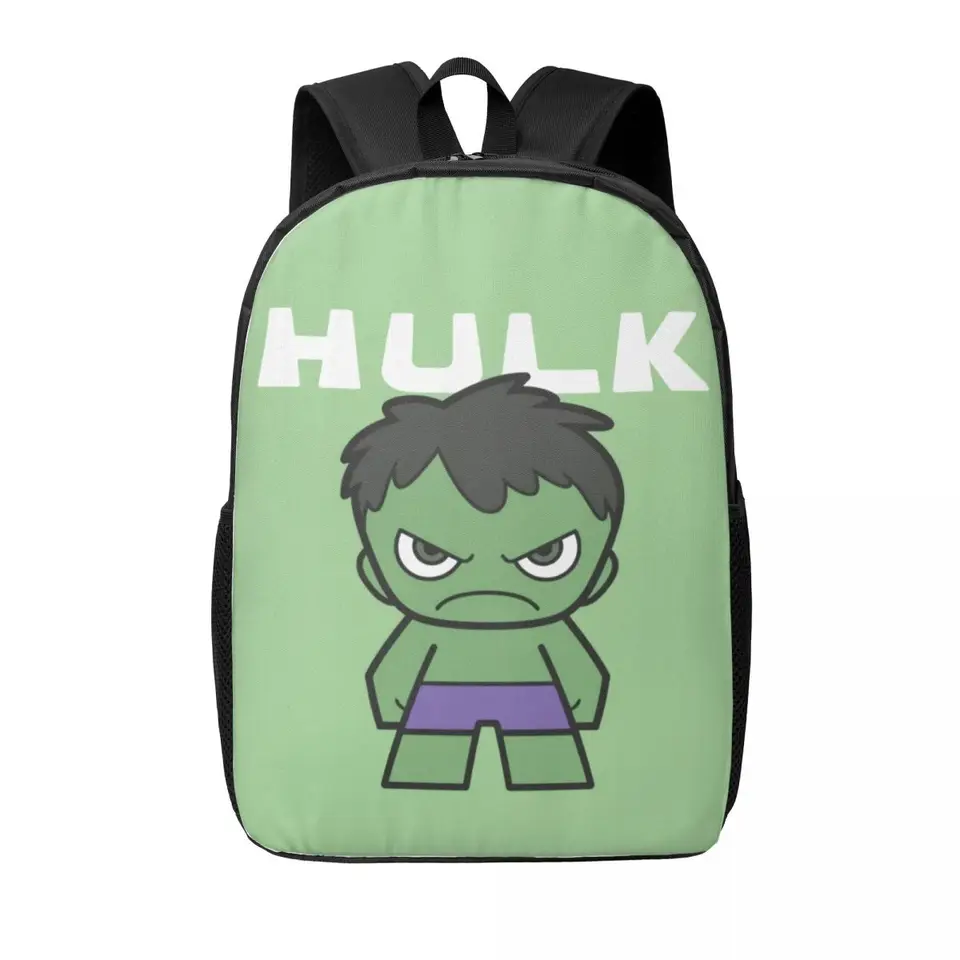Vlastný 3D tlač hulk anime manga batoh pre chlapcov dievčenské školy College Travel tašky Men Ženy Bookbag sa hodí