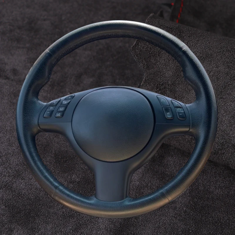 Vlastný kryt volantu automobilu pre BMW E46 E39 330I 540I 525I 530I 330CI M3 2001-2014