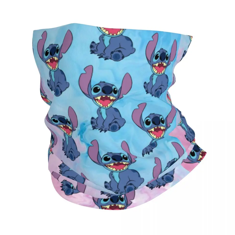 Vlastný roztomilý steh Disney Bandana Zimný krk Oriepenie Dámske ženy Windproof Wrap Face Scarf pre lyžovanie kawaii gaiter čelenka
