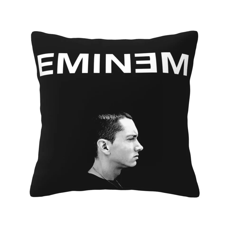 Vlastný spevák Eminem vankúš domáci textil 100% Polyester vankúš pokrýva svadobné dekoratívne štvorcový vankúšový kryt 45x45 cm