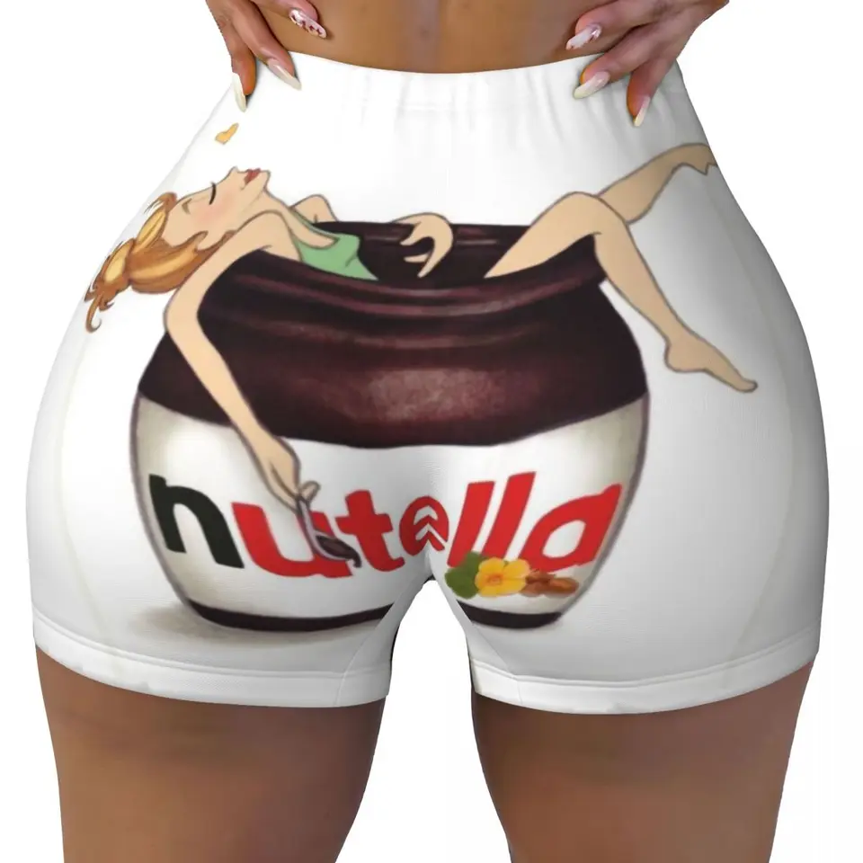 Vlastný taliansky motorový motorkár Running Workout Shorts Dámska kreslená atletická telocvičňa Yoga Shorts