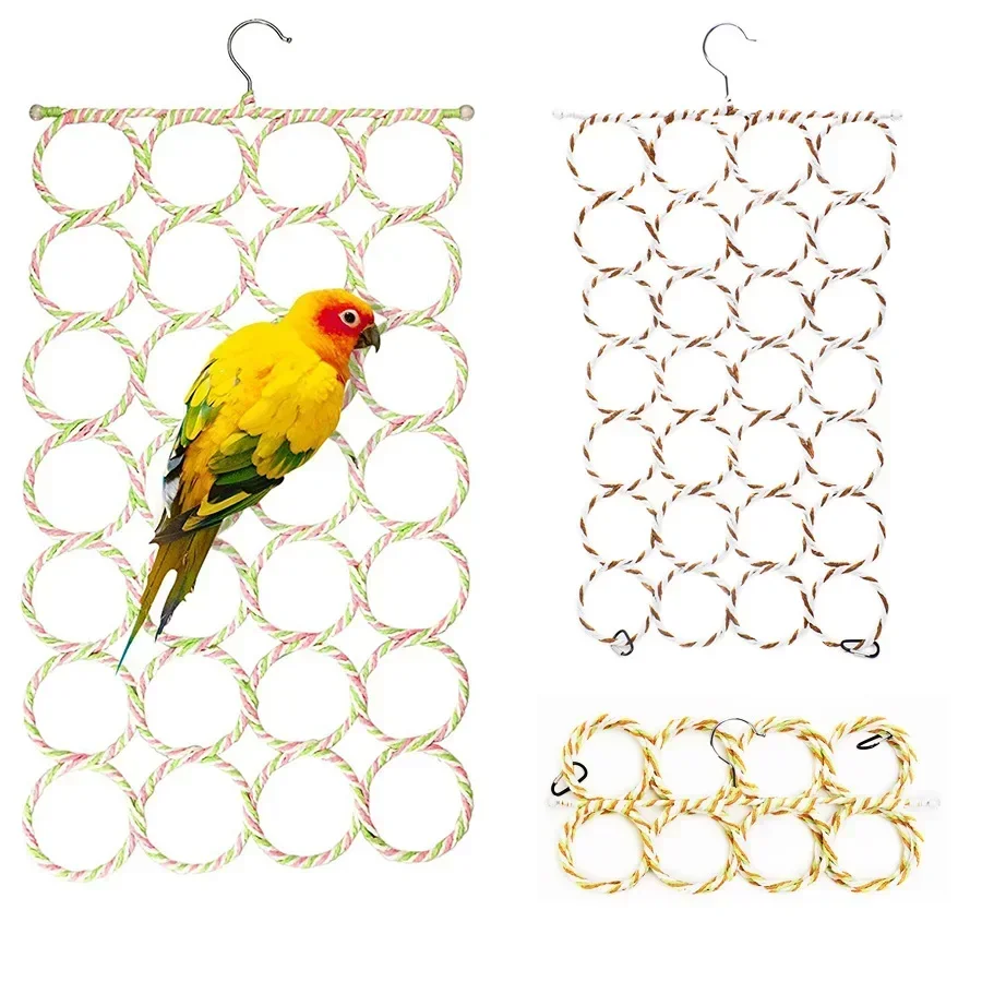 Vliezka na horolezectvo, vybavenie, veľký kruh lezenia papagájov, skladací papagáj Parrot Bird Toy Bird Parrot Parrot Hračky