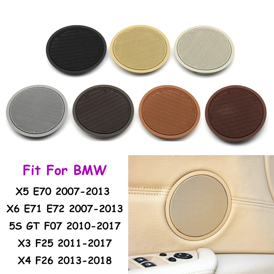 Vnútorné predné zadné zadné basové basové basové brezy Rohový hlasný reproduktor Gril Výmena za výmenu BMW X5 X6 X3 X4 5GT E70 E71 E72 F25 F26 F07