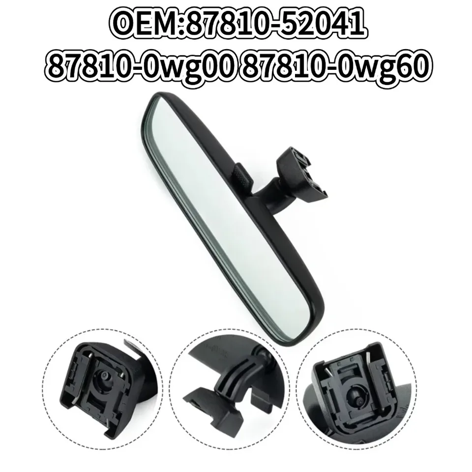 Vnútorné zrkadlo Zadné zadné zrkadlo s držiakom pre Toyota pre Yaris Corolla 87810-52041