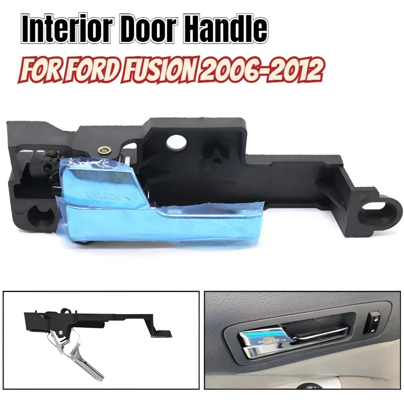Vo vnútri interiérových dverí kľučky Chrome predné zadné zadné ľavé doprava pre Ford Fusion 2006 2007 2008 2009 2010 2011 pre Lincoln MKZ