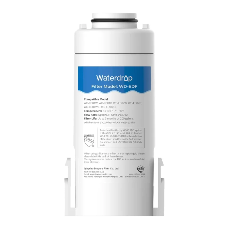 Voda WD-EDF náhradné filtre pre vodný džbán voliteľného filtra WD-ED01/ED02/ED04