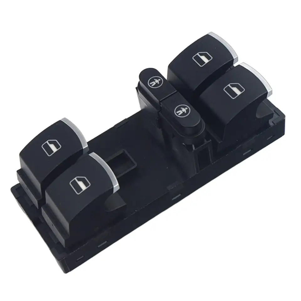 Vodičky s výpisom s okenným spínačom Doplnky vozidla Plastový spínač čiernych dverí sa hodí pre VW Touareg 11-2014 7P6959857