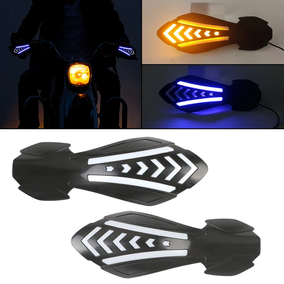 Vodičné motocyklové manuály vodotesné 1 pár s LED tokujúcimi zákruta