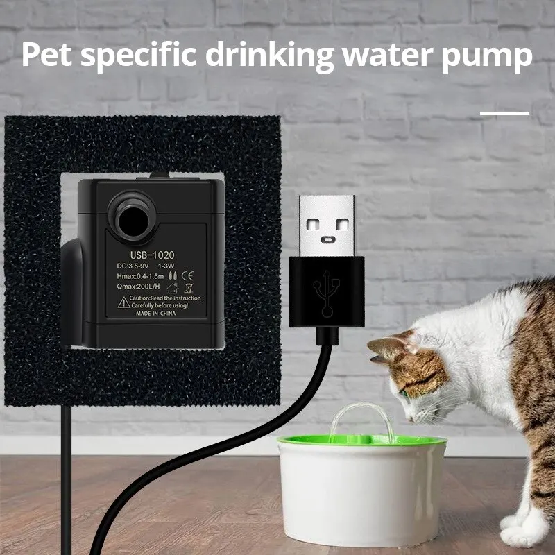 Vodné čerpadlá USB Mini DIY akvárium filter s nízkym hlukom bez kefiek čerpadlo akvárium príslušenstva