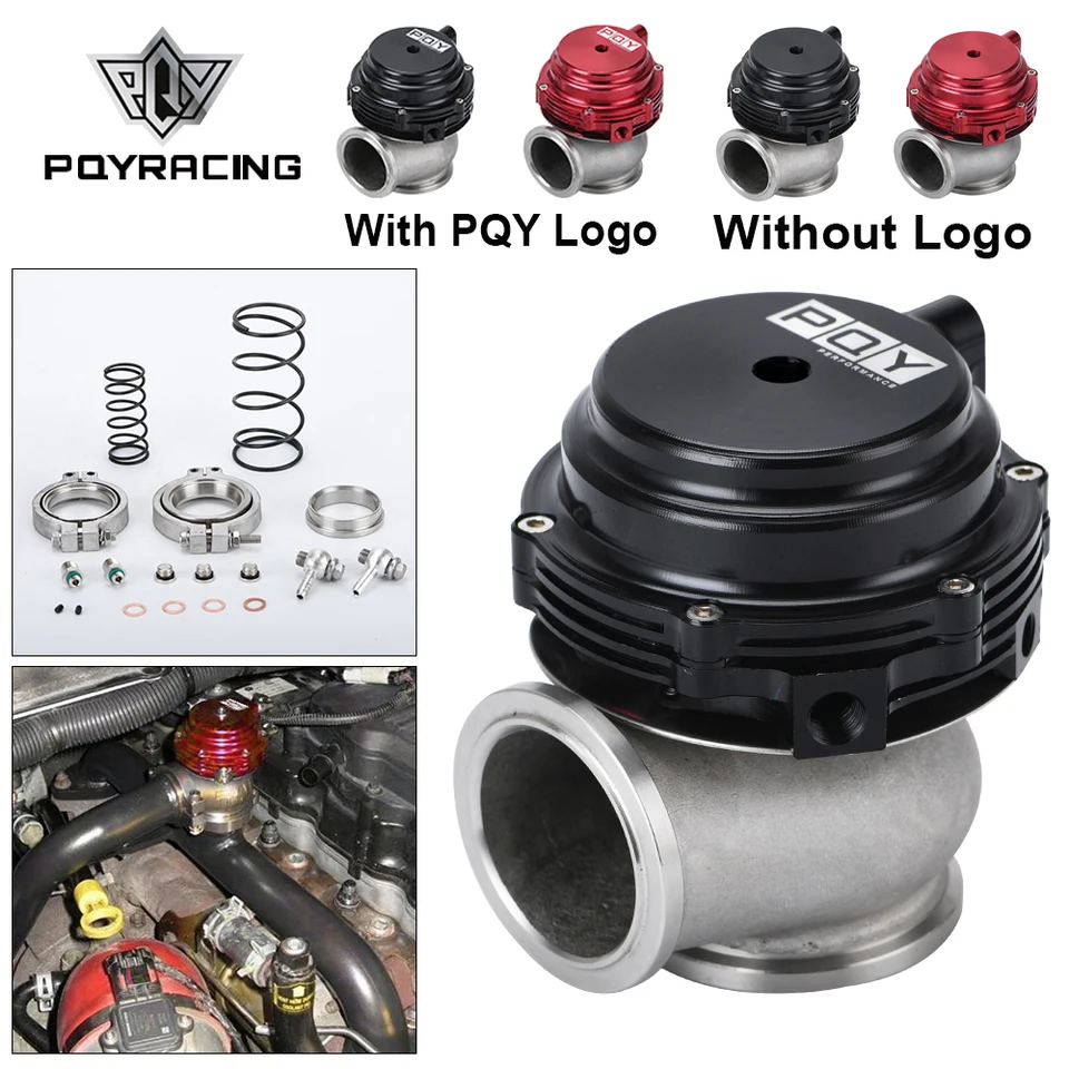 Vodný chladič 44 mm odpadové turbo s hardvérom príruby MV-R Voda chladená logom červenou modrou čiernou farbou PQY5834