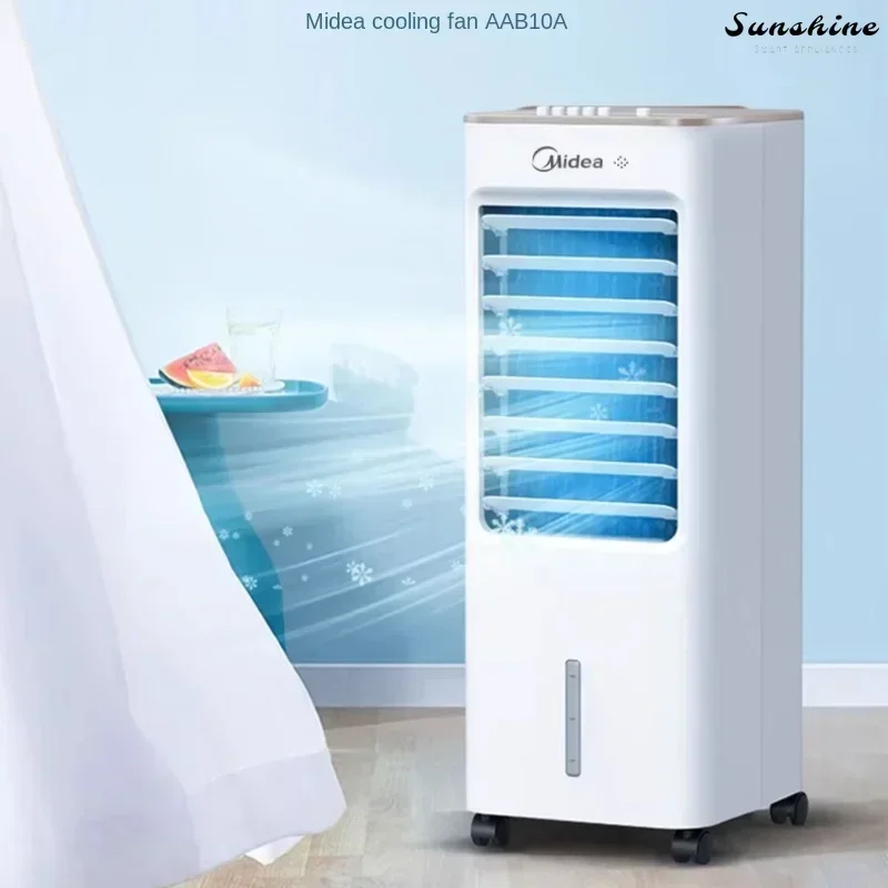 Vodom chladený klimatizačný ventilátor - prenosný pre domáce a komerčné použitie pôsobí ako chladiaci ventilátor a chladič domácej klimatizácie