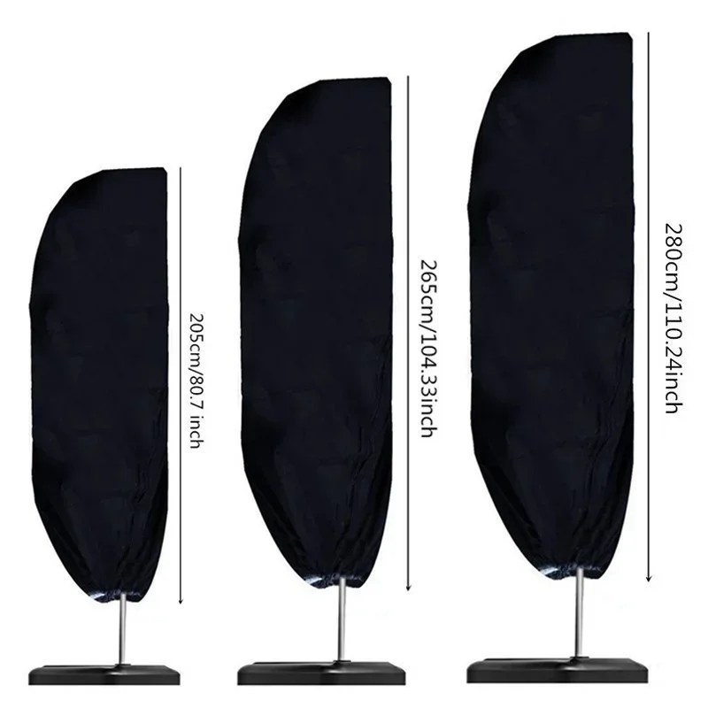 Vodotesná oxfordská tkanina Outdoor Sunshade dáždnik kryt záhrady odolný v oblasti poveternostných podmienok na konzolu s Parasol Rain Cover doplnky