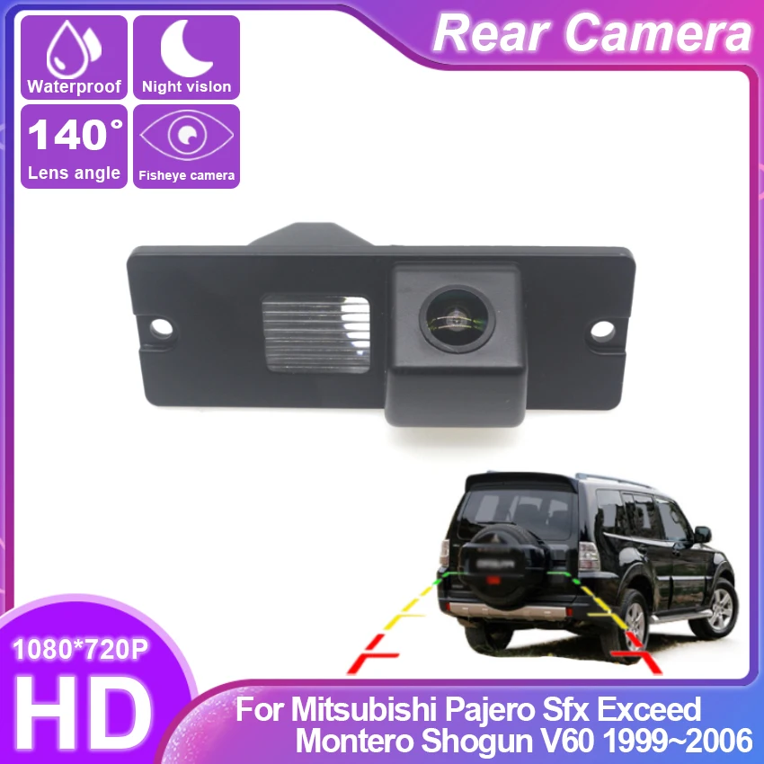 Vodotesná poznávacia značka automobilu pre Mitsubishi Pajero SFX presahuje Montero Shogun V60 1999 ~ 2006 Zálohovacia kamera Zadný pohľad