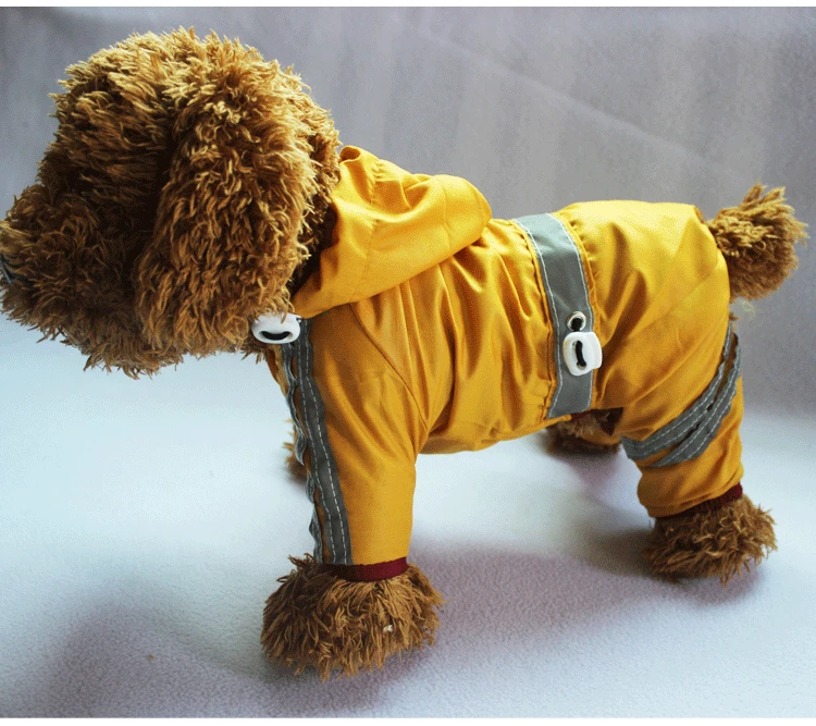 Vodotesné psie oblečenie Small Dog Pet Pet Rainscoat Coat