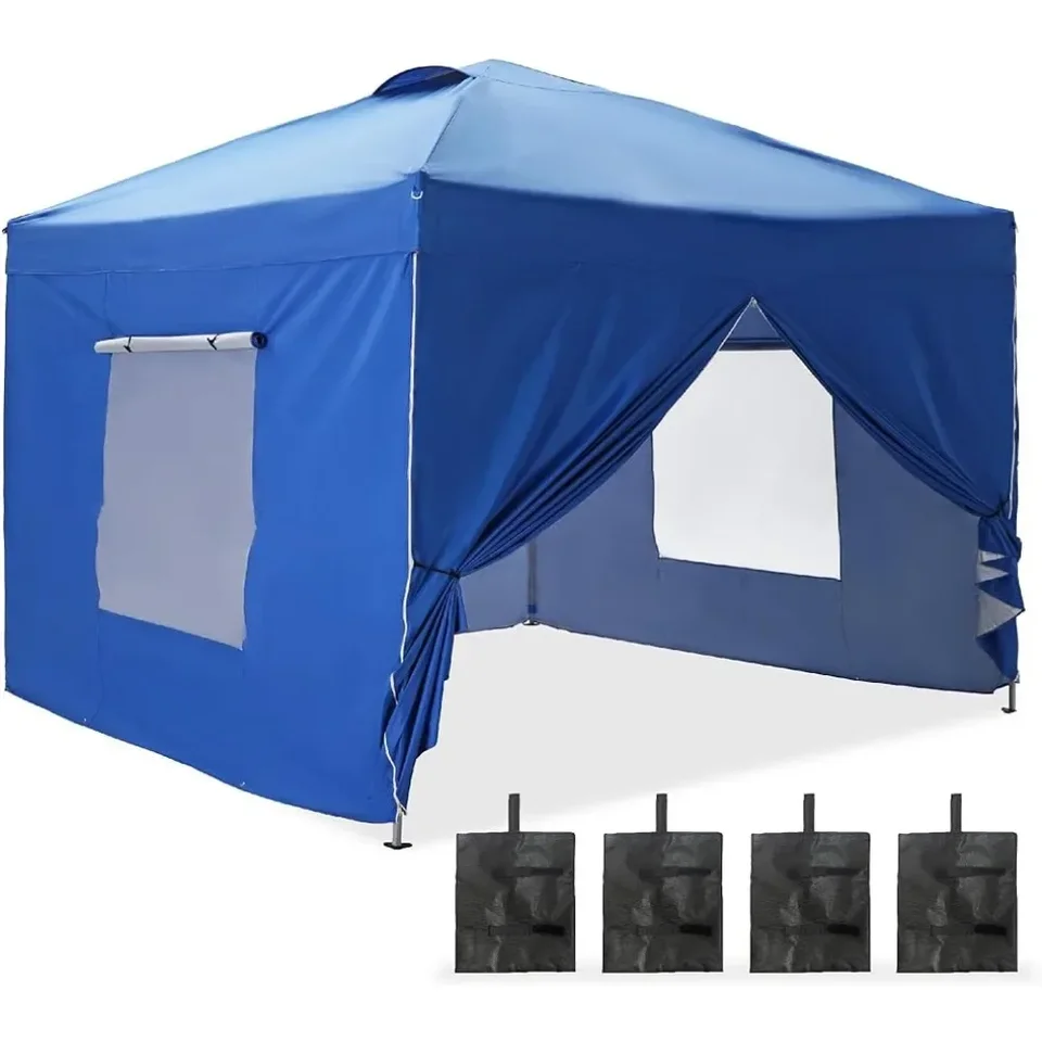 Vodotesný kempingový kemping stanu Canopy Blue Outdoor Shade Camping Kampaň na kemping