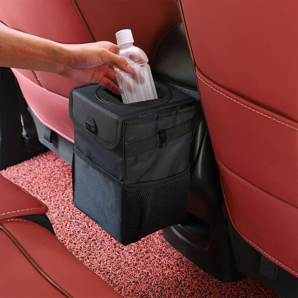 Vodotesný kôš na odpadky, Acessórios Auto Organer, Lixo Dump, Bolsos de Armazenamento de Carros, Closeable, Portátil