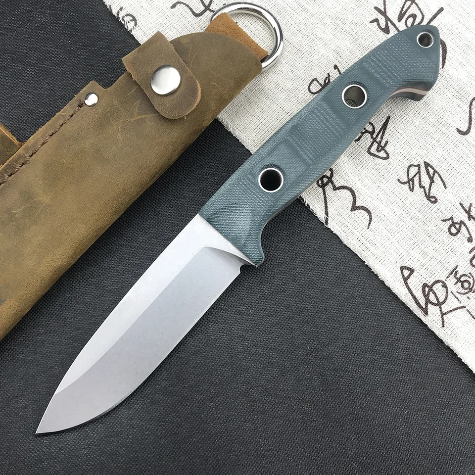 Vojenské BM 162 Bushcrafter Survival Fix Nôž S30V Blade G10 Rubel vonkajšie kempingové poľovné nože Tactical Combat EDC Nástroj