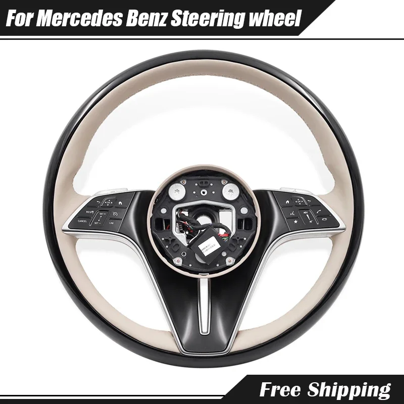 Volant z dreva pre broskyňové drevo pre Mercedes Benz Maybach Class CLS GLS GLK C63 E63 ACE SGV W212 W205 W204 W213