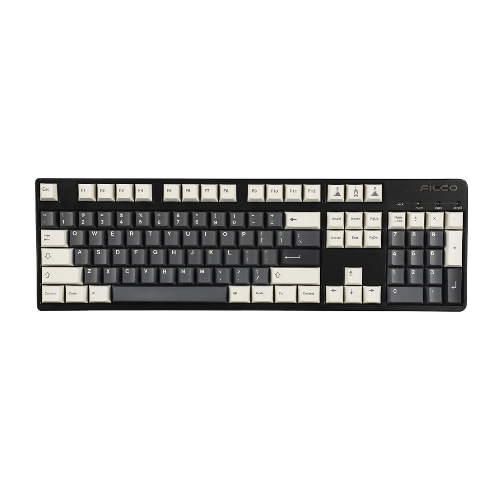 Volcanický popol 129 Klávesové farbivo subkaps PBT čerešňový profil Kľúčové čiapky pre TKL 61 64 68 75 87 96 104 108 Keychron MX Klávesnica