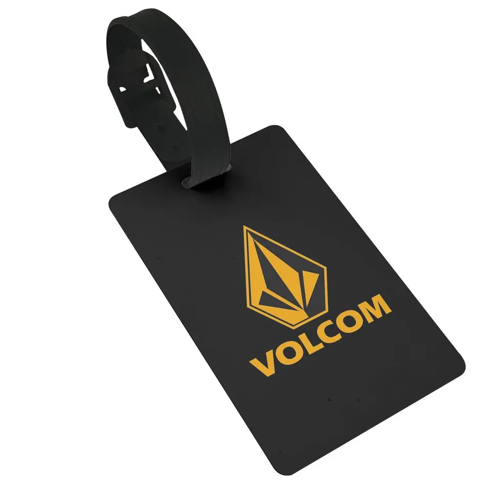 Volcom Logo Lug Baougle Tags Karty Accessory Travel PVC módna batožina