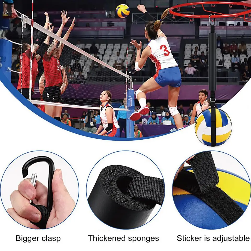 Volleyball Spiking Training Belt nastaviteľný tréner volejbalu Spike pre sólovú prax Zlepšiť výkyv
