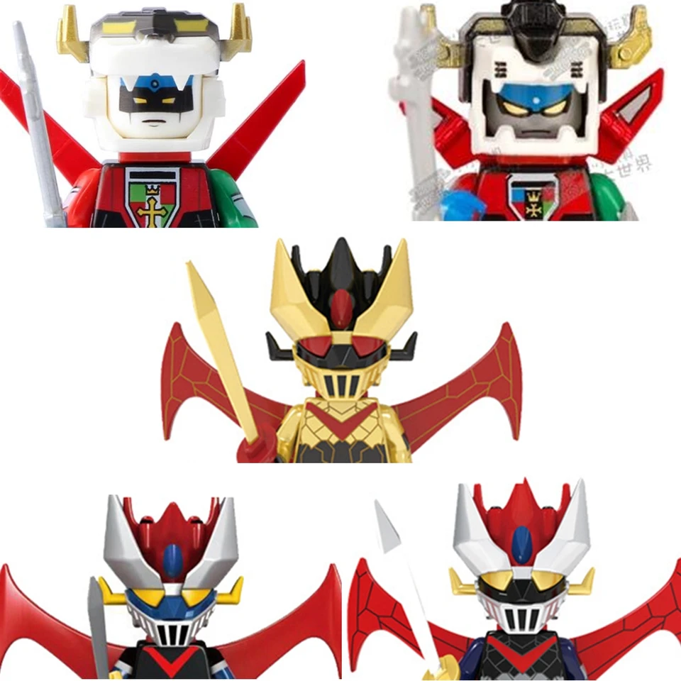Voltrons Mazinger Z Mazinkaiser Beast King King Golion Tetsujin 28 Anime Figure Hračky Bloky