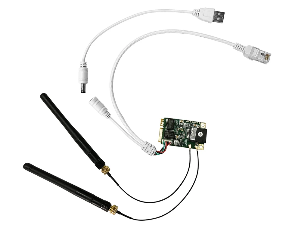 Vonets Industrial 2.4g WiFi Modul Wireless Bridge Repeater Mini Router Hotspot Extender RJ45 Engineering Network Device VM300-H