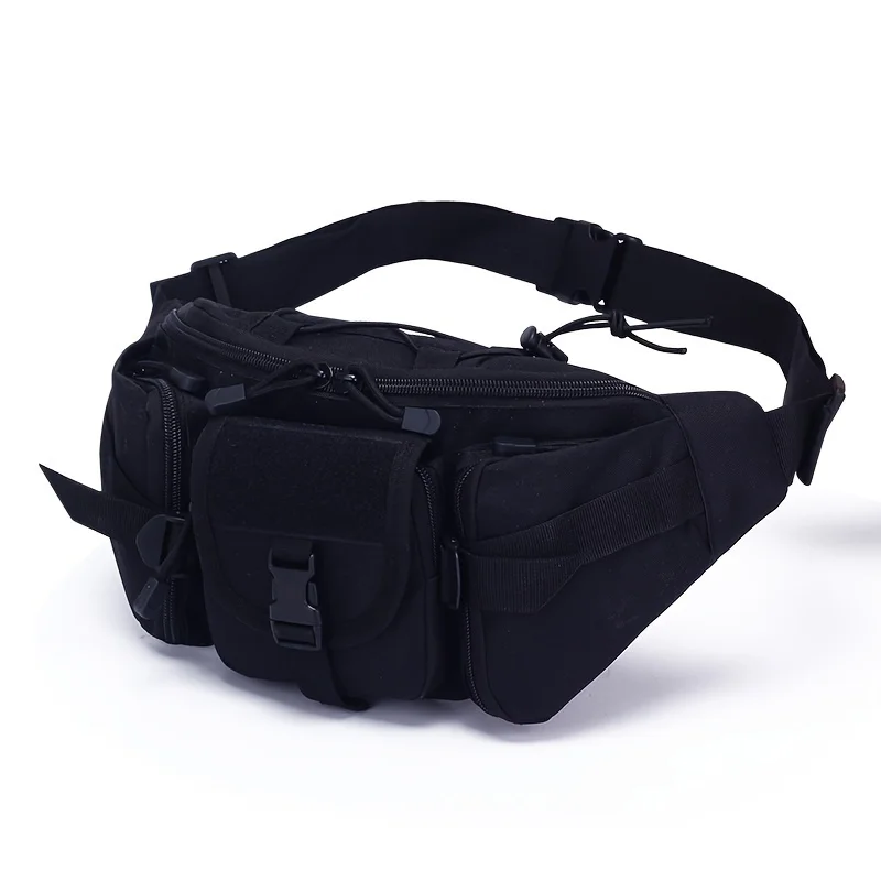 Vonkajšia chôdza Veľká kapacita Šport Fanny Pack taktické vodotesné oxfordské handrium Multifunkčný hrudník vrecko na voľný čas Fanny Balenie