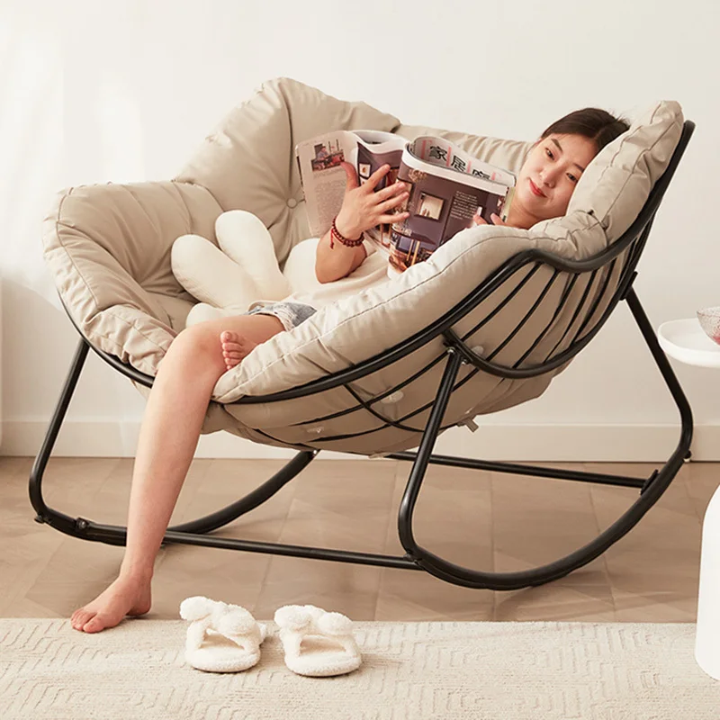 Vonkajšie hojdacie stoličky podlaha Nordic Relax Patio Spálňa kreslo kreslo salónik prízvuk Comfy Poltrona obývacia izba nábytok