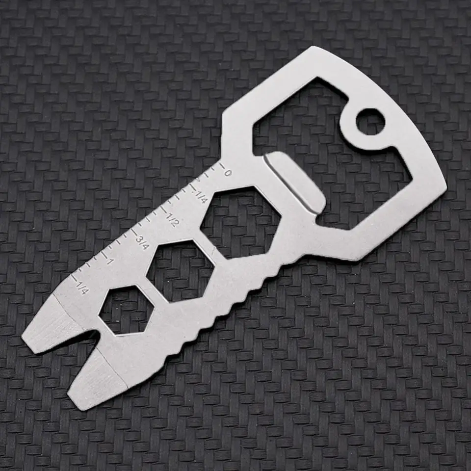 Vonkajšie multitooly EDC z nehrdzavejúcej ocele pre kľúče pre keychain w/fľaše otvárač fľaše otvárač kuchynských pomôcok