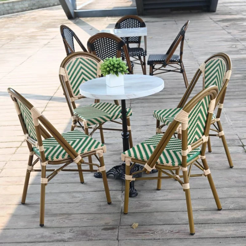 Vonkajšie nádvorie Rattan stoličky a stoličky vonkajšie stoličky Balkón Rattan stoličky