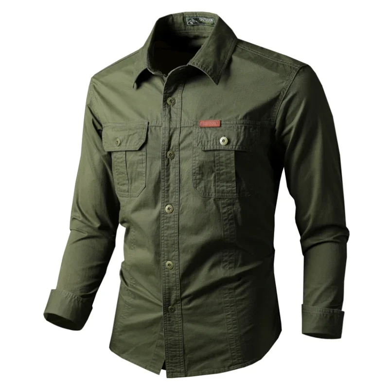Vonkajšie taktické turistické tričká Men bojovať CP maskovanie s dlhým rukávom Camping Hunting Glicing Tirting Cotton Sport Clothes