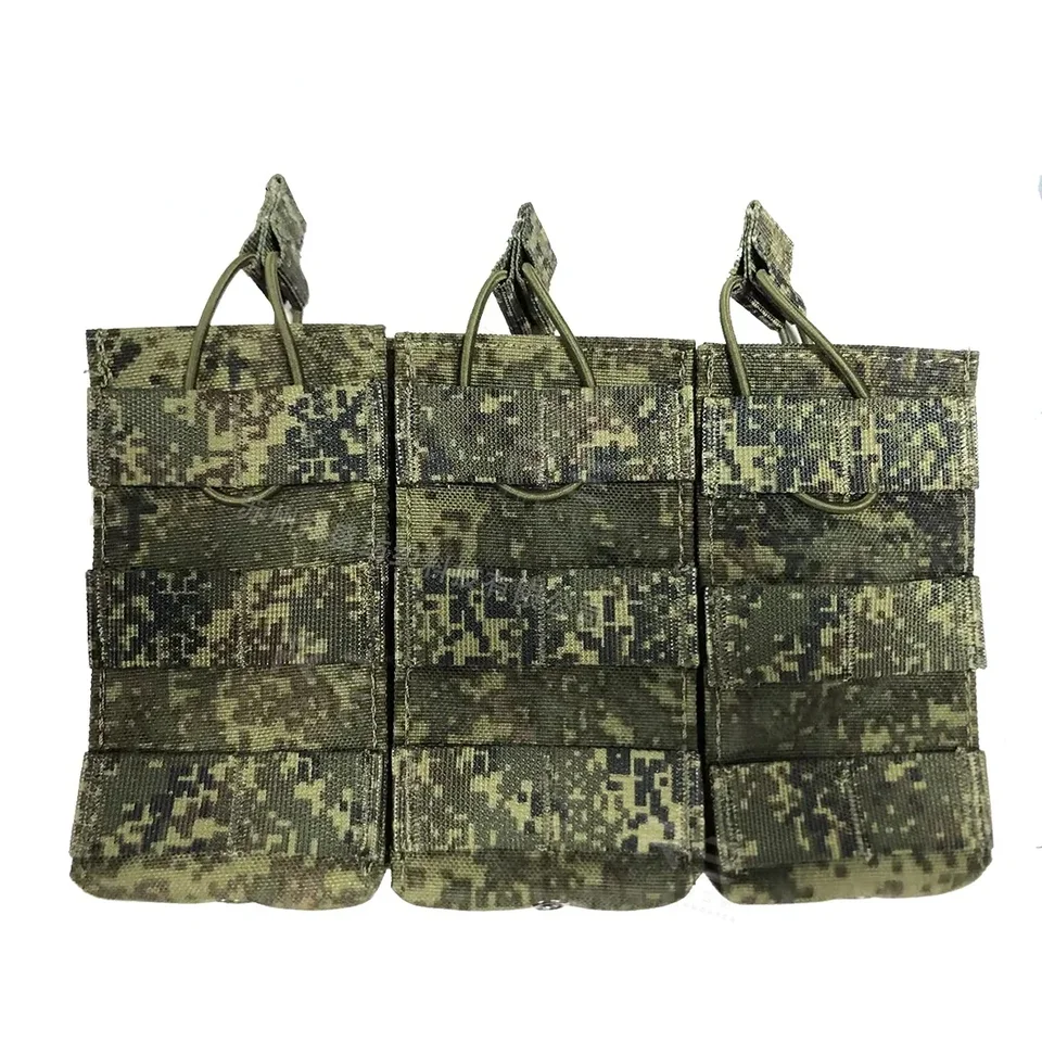 Vonkajšie vybavenie Ruský EMR Tactical Triple/Single Magazine Bags Mag Camo Aisorft TMC Vest EDC BAG Molle