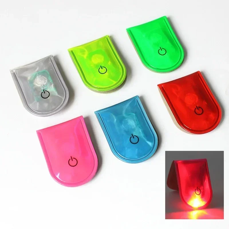 Vonkajšie športové LED bezpečnostné svetlo Reflexné magnetické chôdza Cycling Clip Clip Running Reclector Running Strobe
