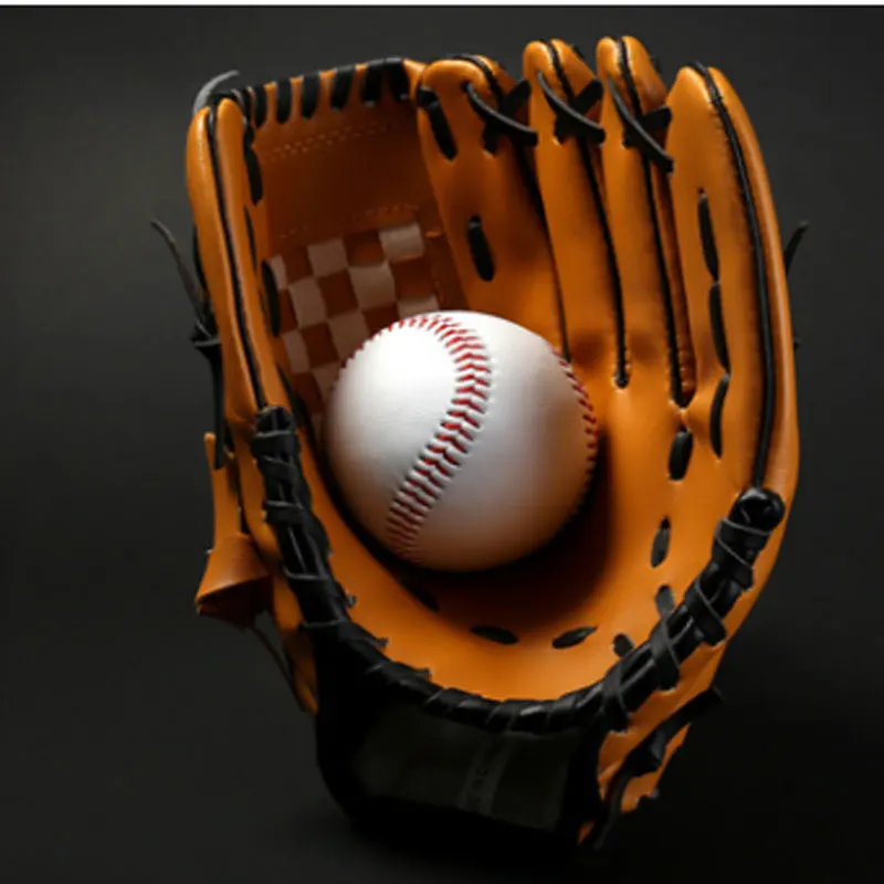 Vonkajšie športy Dve farby baseballové rukavice vlak softball prax Vedenie veľkosti ľavej ruky pre dospelých mužov Ženy