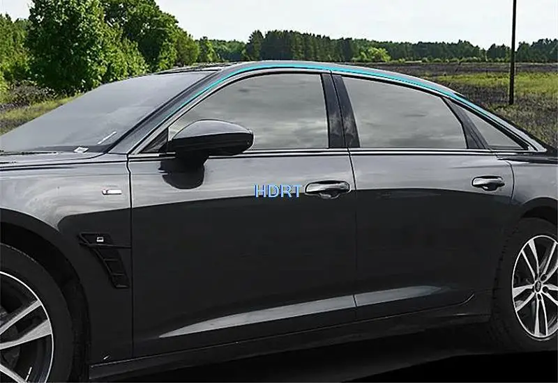 Vonkajší okenný obloženie okna Strip Ráme skla sklenená nálepka kryt pre Audi A3 A4 A5 A6 A7 S3 S5 S7 RS4 RS6 Q3 Q5 2010-2023