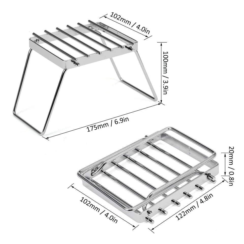 Vonkajší piknik Titanium BBQ Grill Net Prenosný gril so skladacími nohami na kemping turistické lezecké jedlo na grilovanie