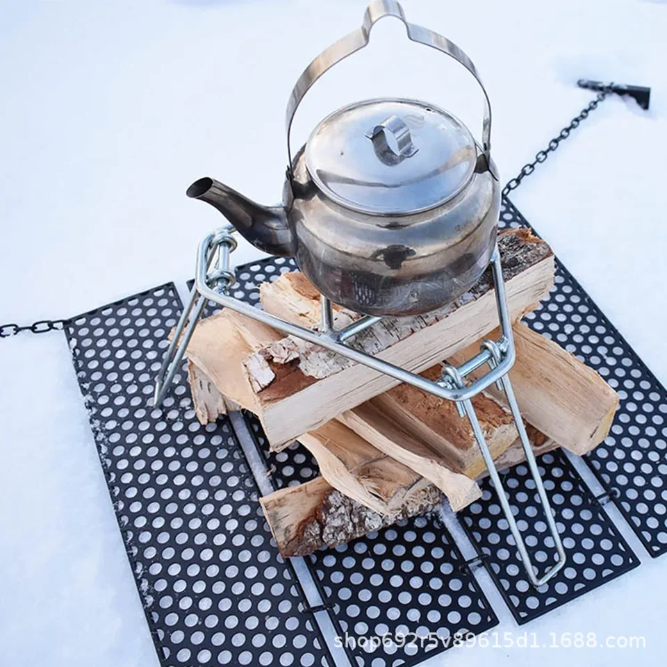 Vonkajší prenosný skladací gril kemping mini zavesenie stojan na kemping kempfire campfire campfire campfire camping Supplies