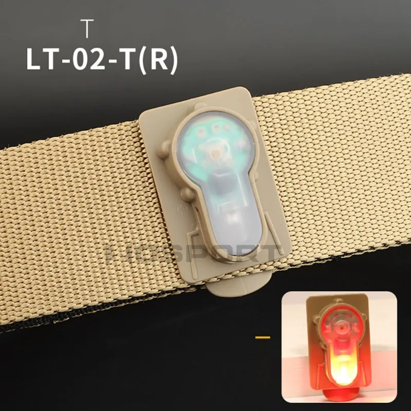 Vonkajší signál svetlo Molle Clip-On Lamp pre prežitie pre lovecký pás nepremokavá prilba bezpečnostná záchrana Svetlo Svetlo