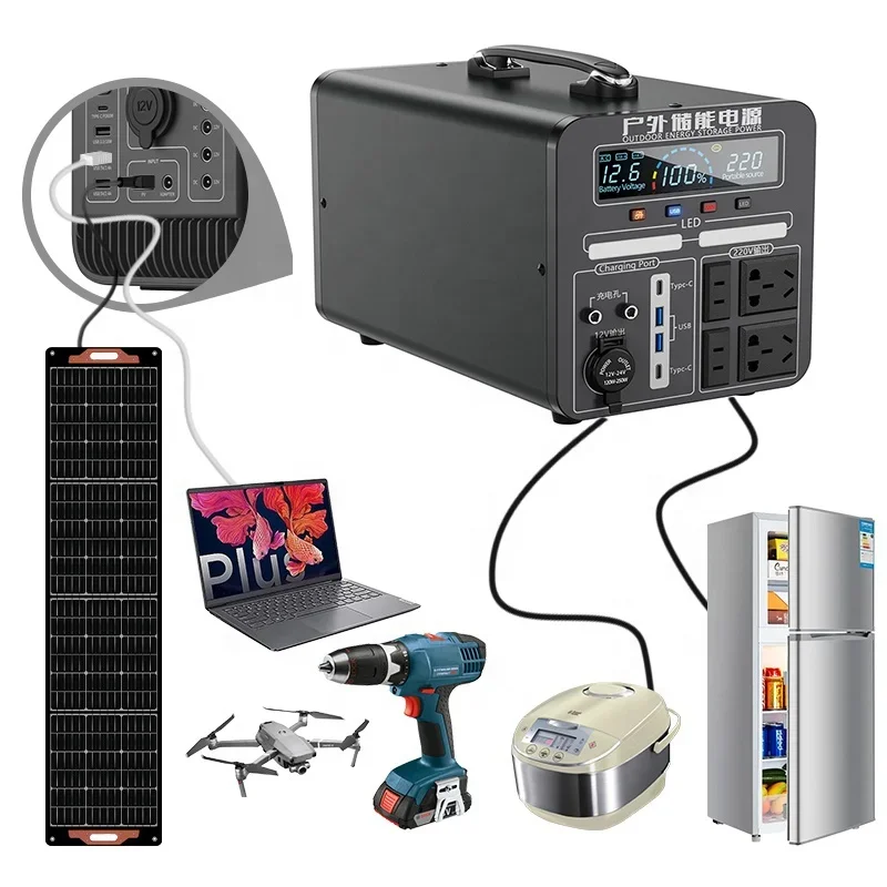 Vonkajší solárny generátor Prenosné UPS Power Supply Station Generátor Systémový elektrický banky 50000 mAh kapacita