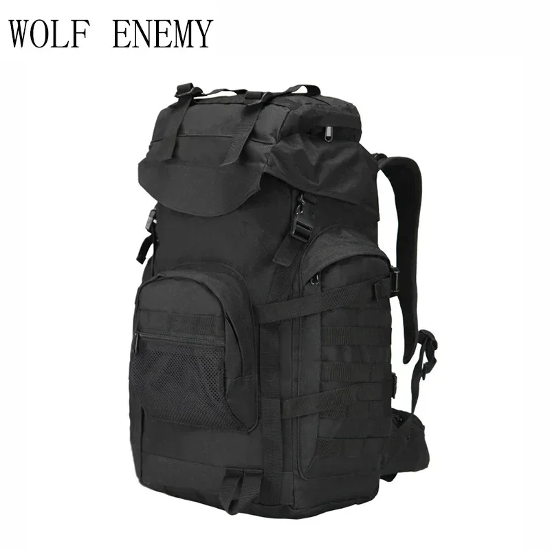 Vonkajší taktický batoh 60L Hunting Bag Trekking Sport Travel Rucksnack Camping Havárka Camouflage Bag Útočník