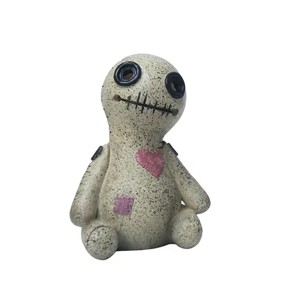 Voodoo Doll Attern Hurner Burner Resin Držiteľ stolovej plochy dekorácie vhodný pre spálňu a obývaciu izbu vybavený obývacou izbou