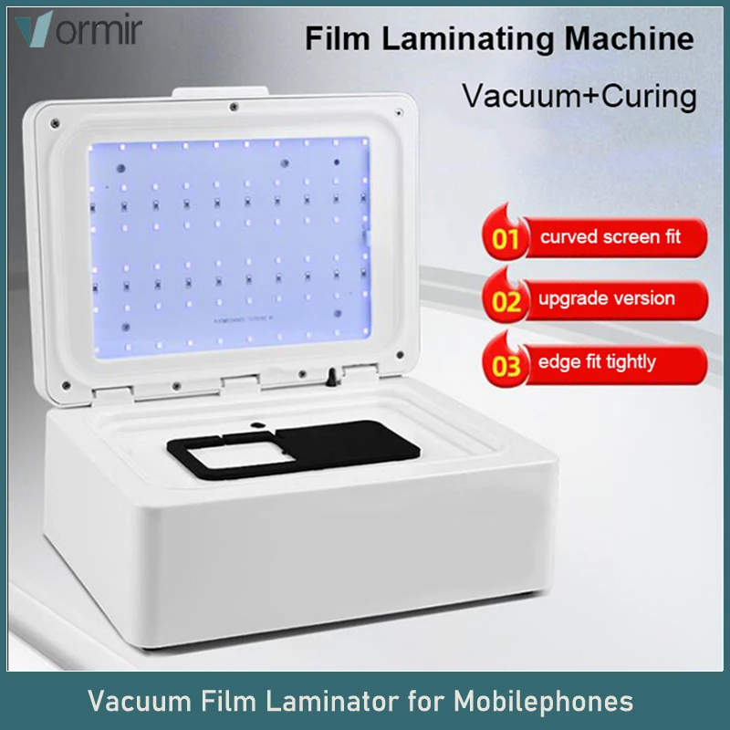 VORMIR VACUUM LAMONÁLNA HYDROGEL LAMINATOR MOBILEPHONE inteligentný UV filmový vytvrdzovací lampa LAMP SCREET OCHRANA BUBBLES REMOVER