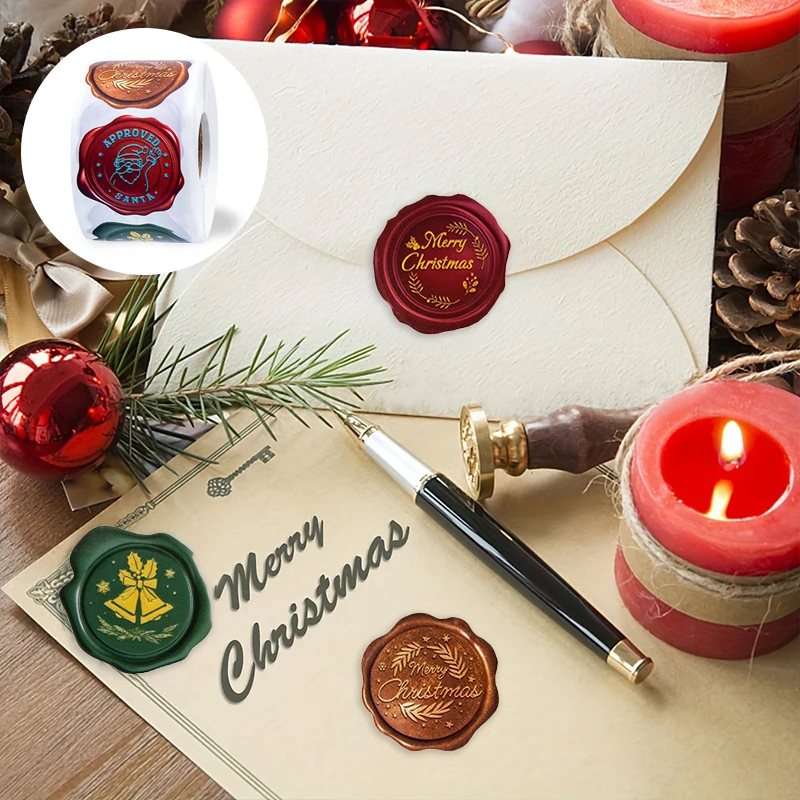 Voskové tesnenia Svadobné pozvánky Obal Obal Decorácie vianočné nálepky DIY Scrapbooking Vianoce vianočné nálepka