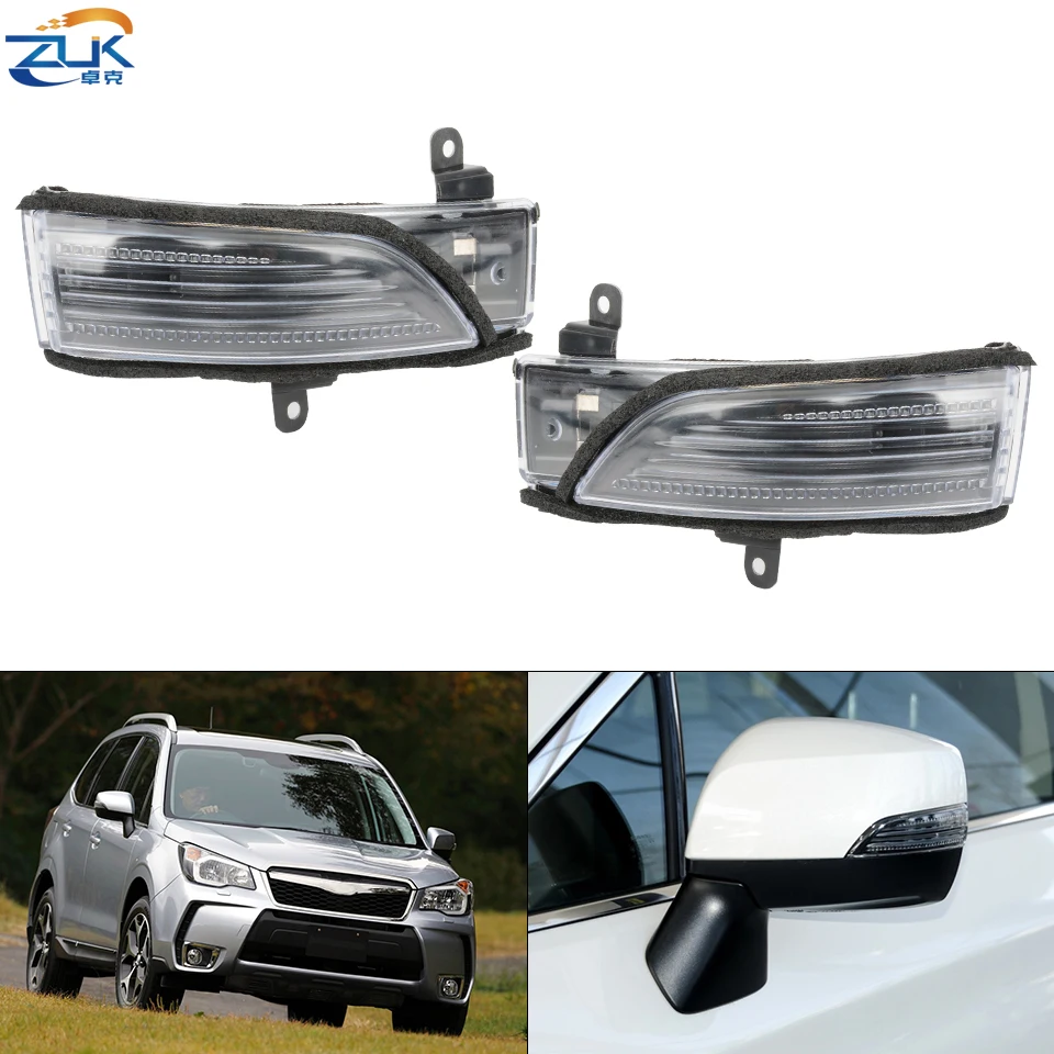 Vozidlo na spätné zrkadlo auta Signál LED žiarovka LED so šípkou Subaru Forester XV WRX STI Impreza Legacy Outback Crosstrek 2012-2017